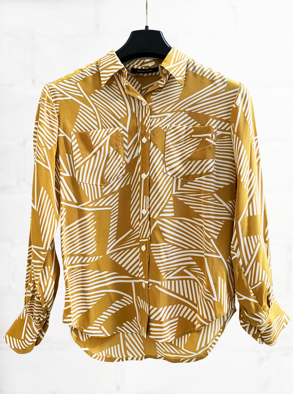 Madison Silk Shirt - Gold